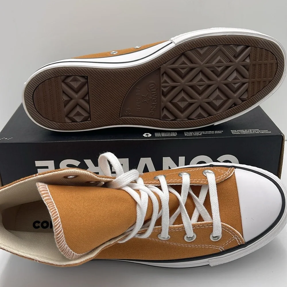 Converse WMNS CTAS LIFT HI GINGERSNAP/WHITE/BLACK A11537F Platforms Sneakers
